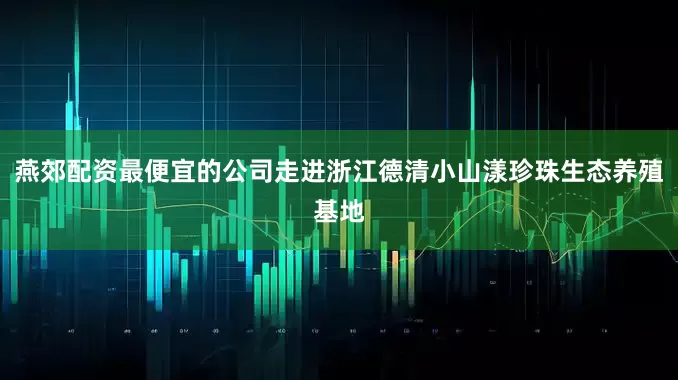 燕郊配资最便宜的公司走进浙江德清小山漾珍珠生态养殖基地