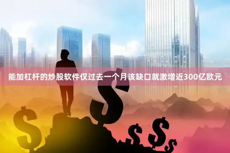 能加杠杆的炒股软件仅过去一个月该缺口就激增近300亿欧元
